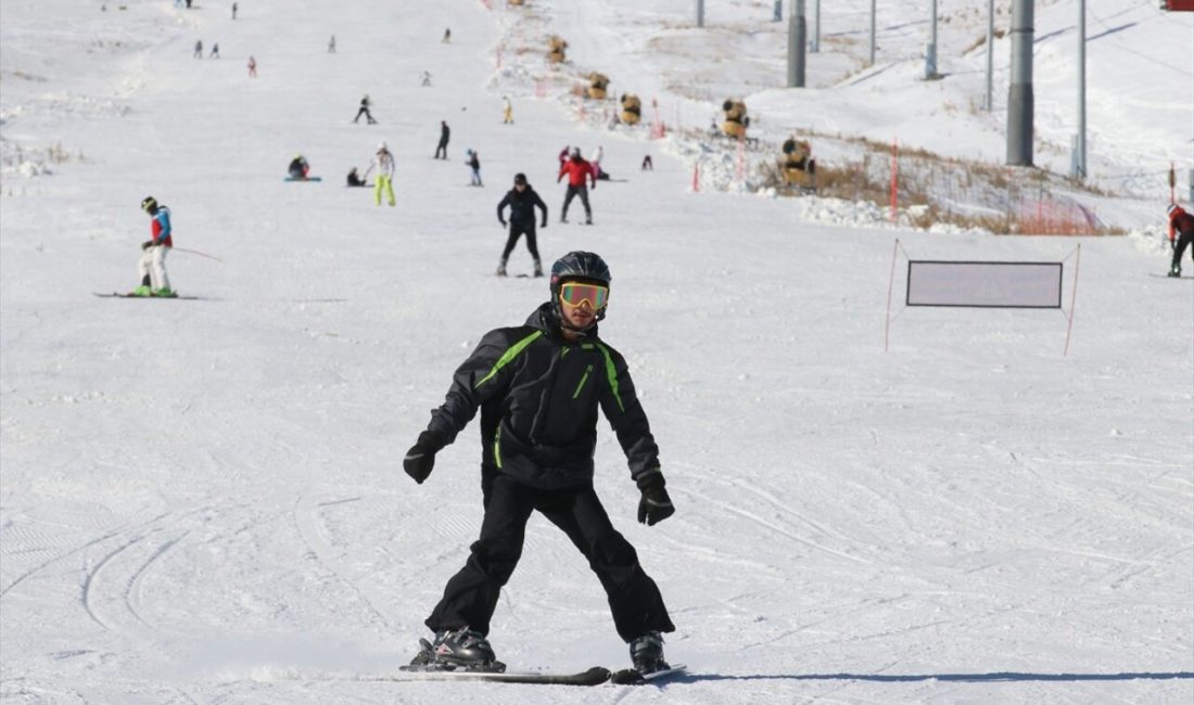 Erciyes'te yerli ve yabancı