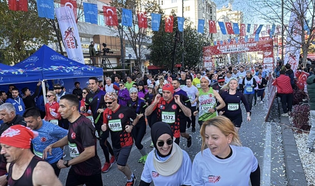 Gaziantep'te Gazi Yarı Maratonu