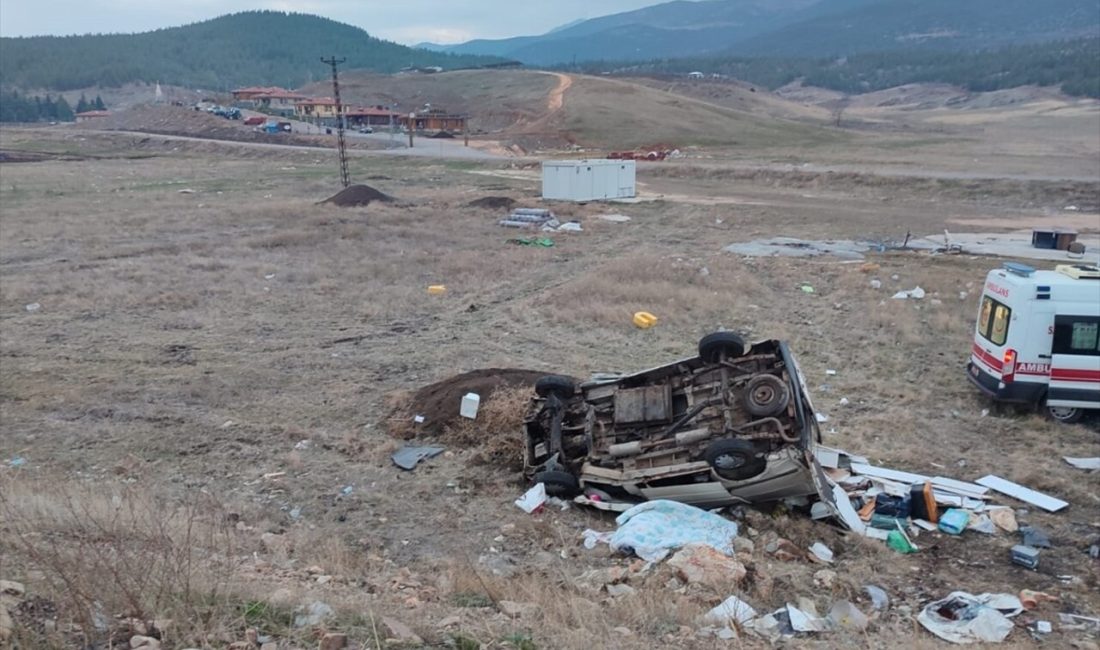 Gaziantep'te meydana gelen minibüs