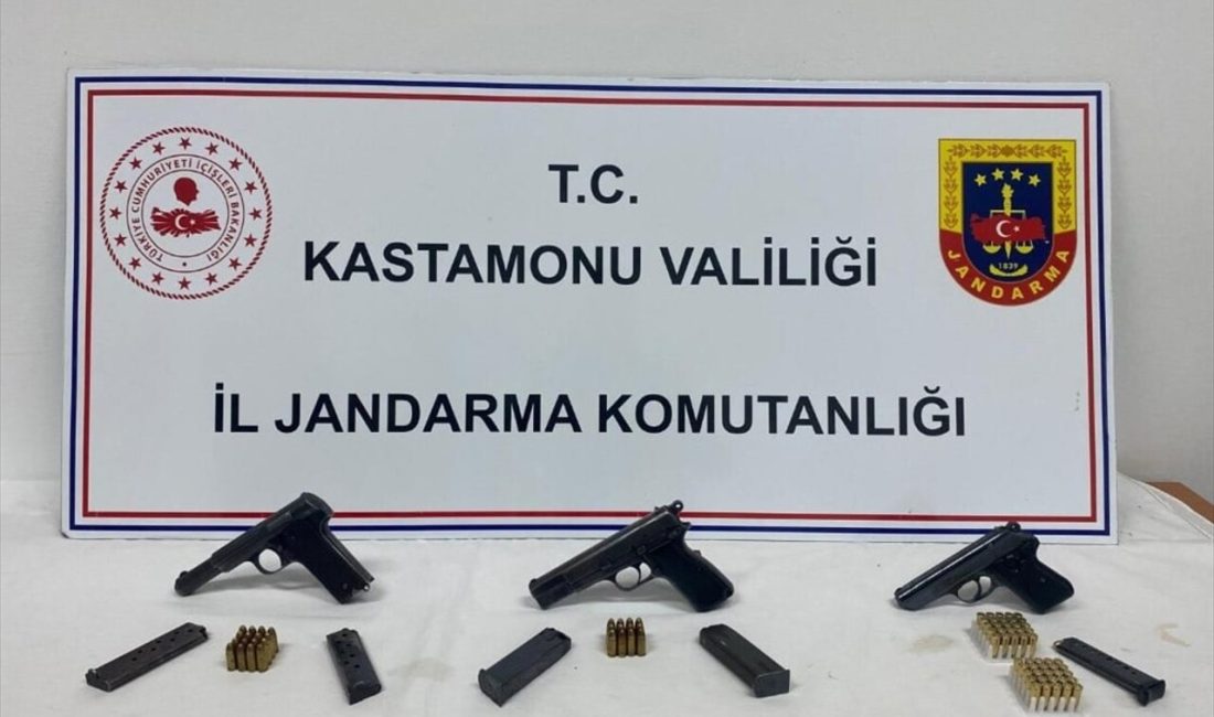 Kastamonu Taşköprü'de ruhsatsız tabanca